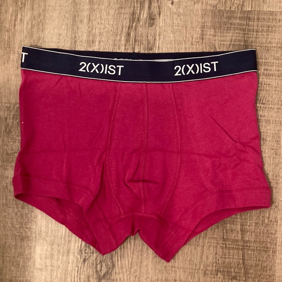 2xist Other - 2xist Medium No Show Low Rise Boxer Briefs Trunks Festival Fuchsia Pink